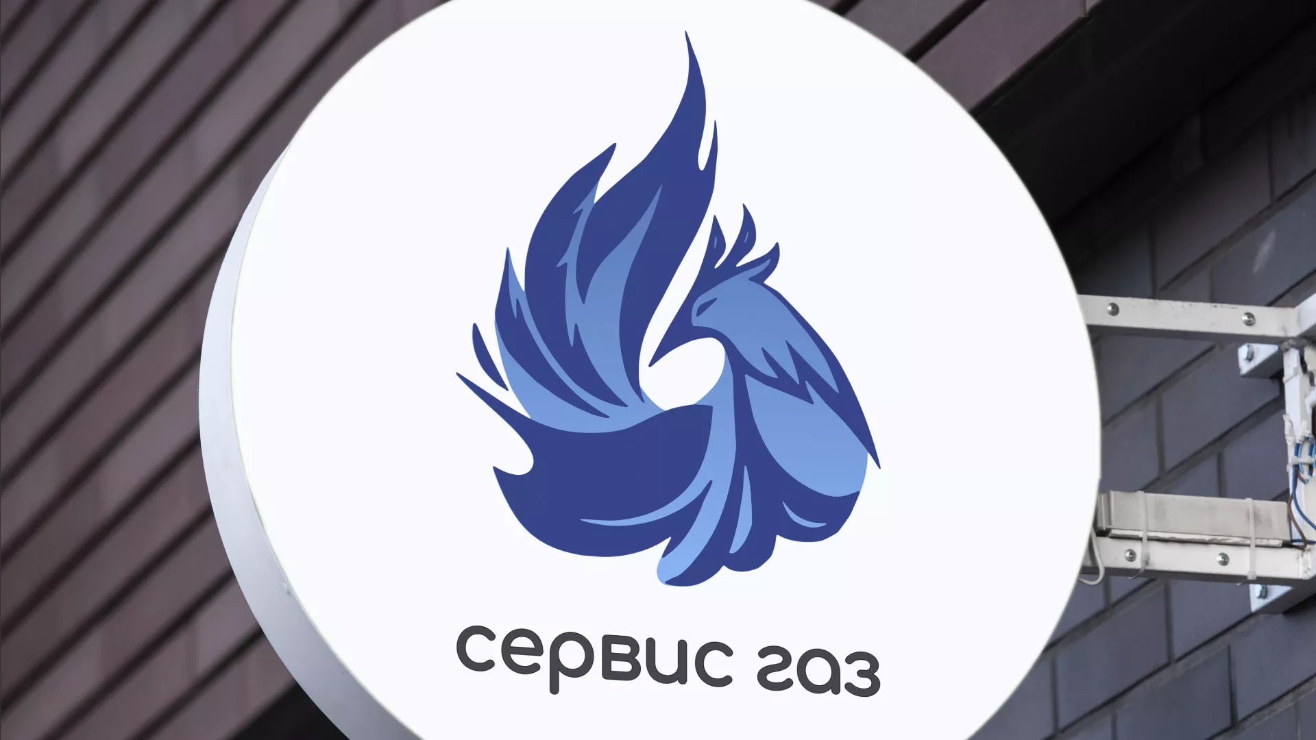 Создание логотипа «Сервис газ» в Плёсе